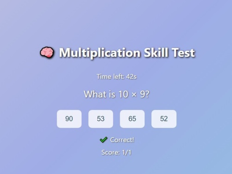 Hra Test na schopnosť množiť sa online