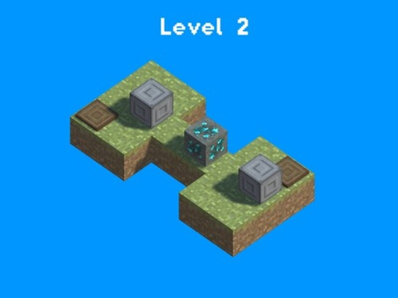 Hra Push the Block: Vokseli World 3D online