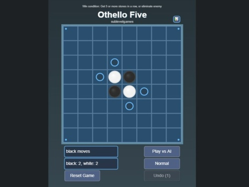 Hra Othello je päť online
