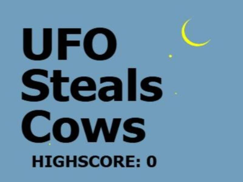 Hra UFO kradne kravy online