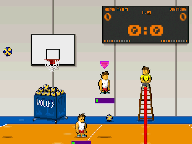 Hra Arkádový volejbal online