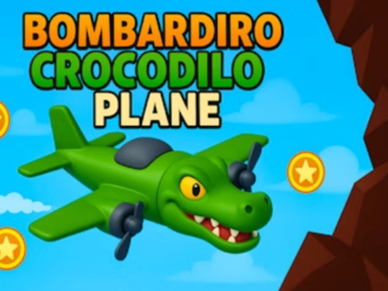 Hra Krokodíl Bombardiro: lietadlo online