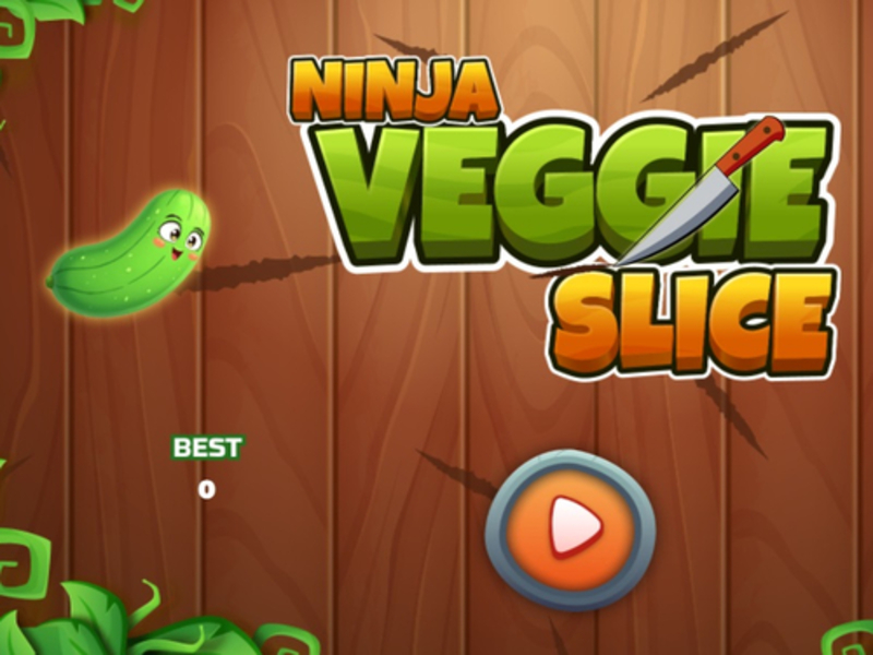 Hra Ninja zeleninového plátky online