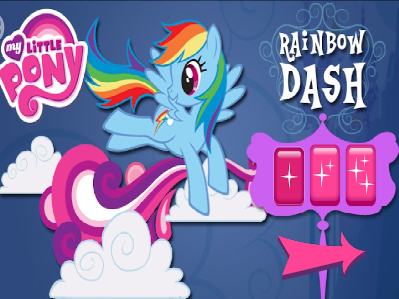 Hra Cloud Blow of the Rainbow Dash online