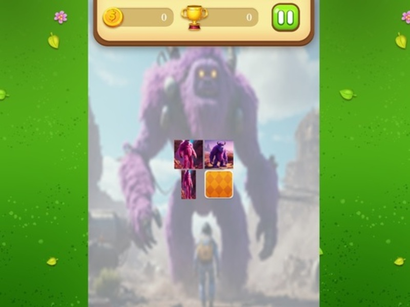 Hra YETI: Pamäťová zhoda online
