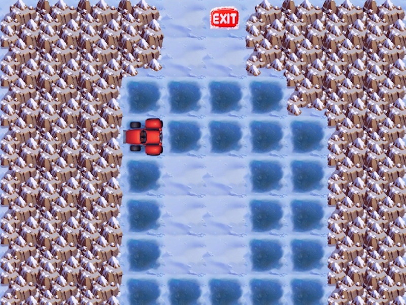 Hra Rozhdestvensky sneh Výzva: puzzle bludisko online
