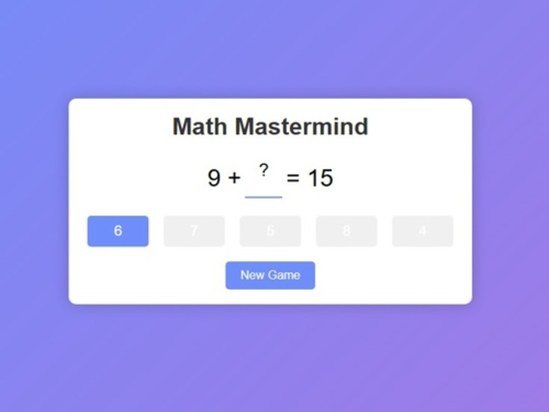 Hra Matematický génius online