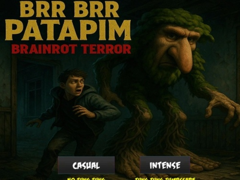 Hra BRR BRR BRATAPIM BRAINROT: Teror online