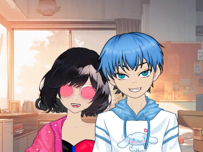 Hra Anime-Pair: Vytvorenie avataru online