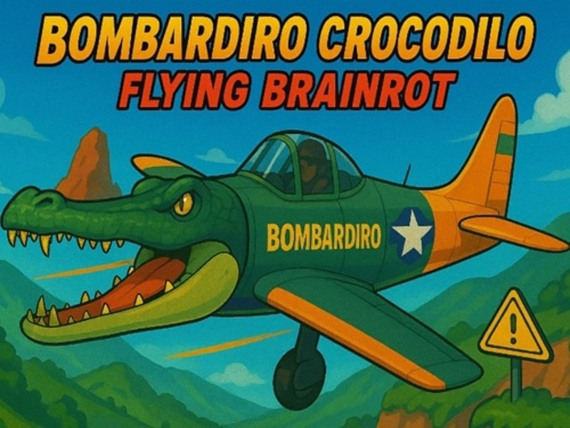 Hra Lietajúci bombardiro krokodíl online