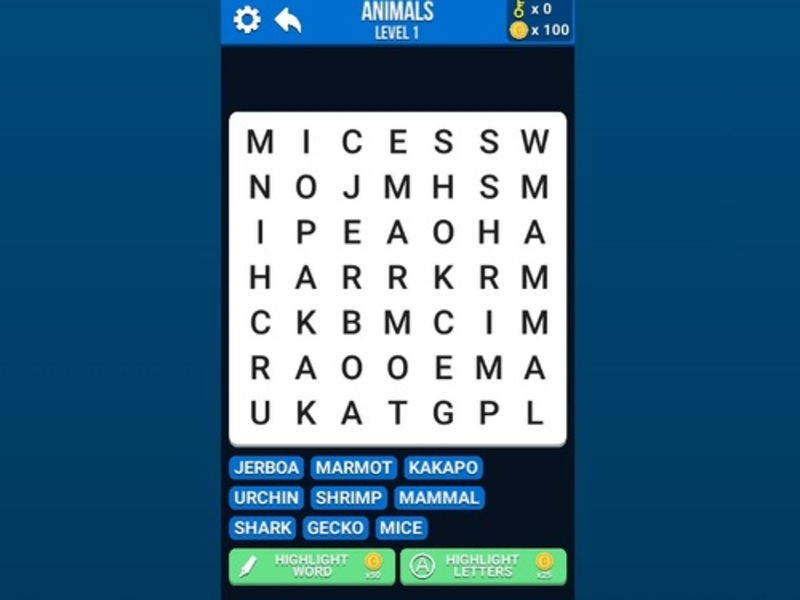 Hra Vyhľadajte slovo online