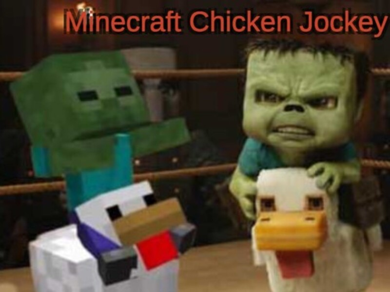 Hra Minecraft: Kuracie žokej online